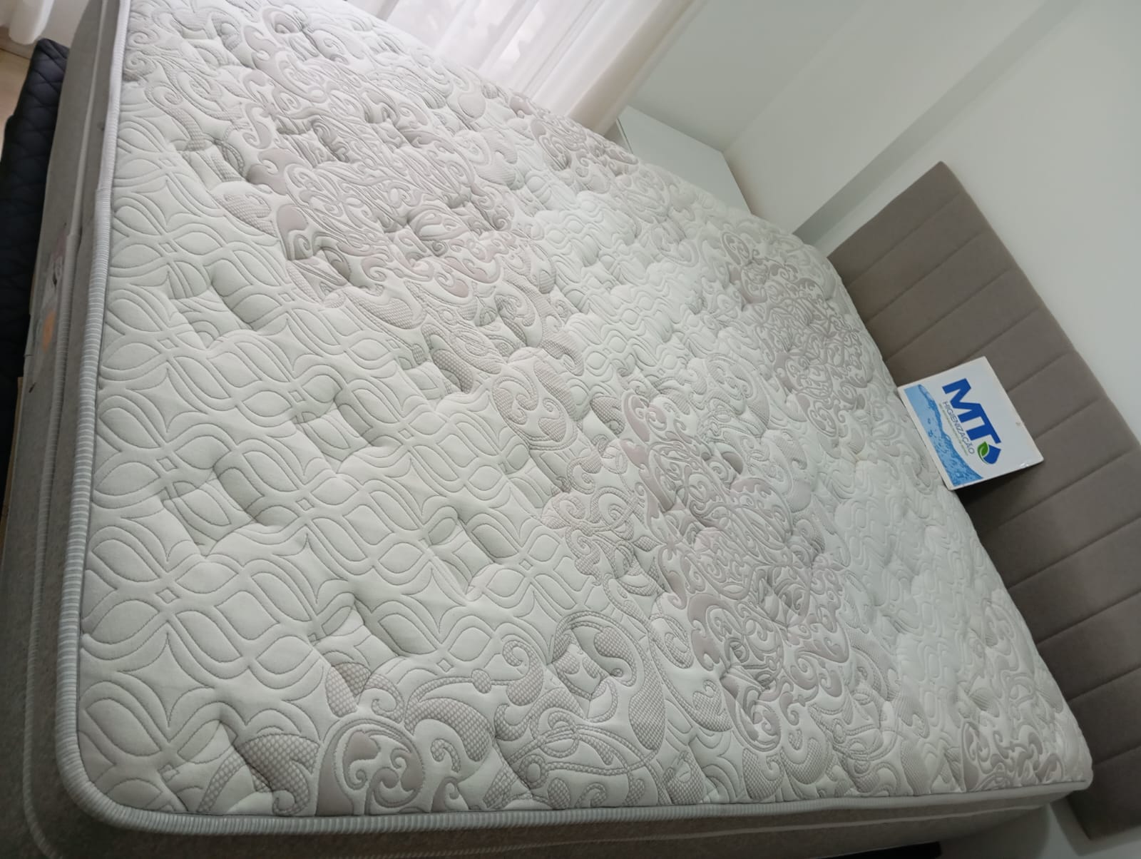 Depois - Higienização de colchão king size
